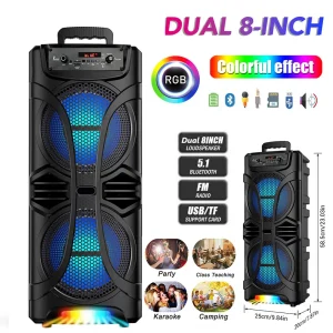 6000W Portable Bluetooth Speaker